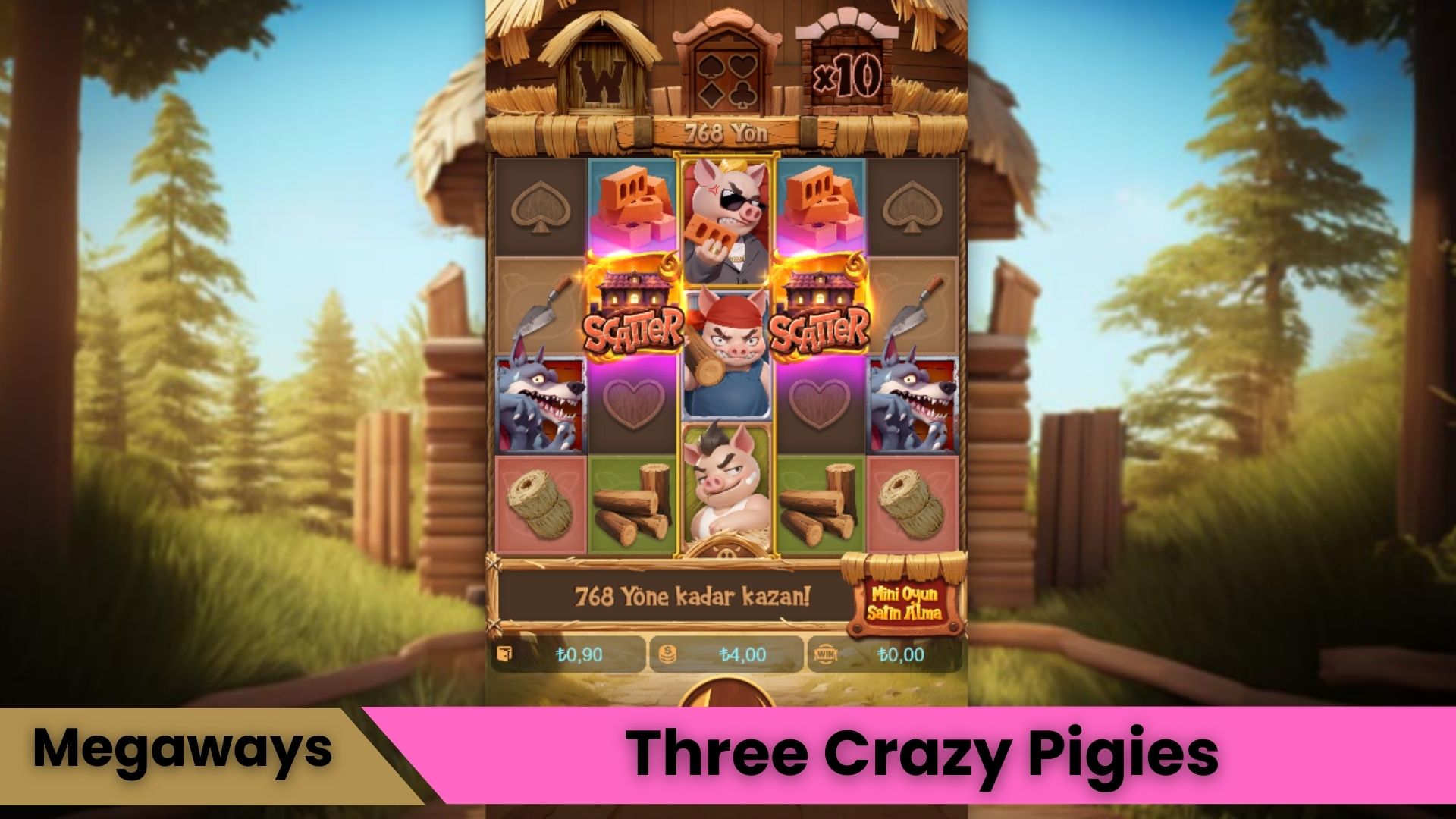 Three Crazy Pigies Oyna