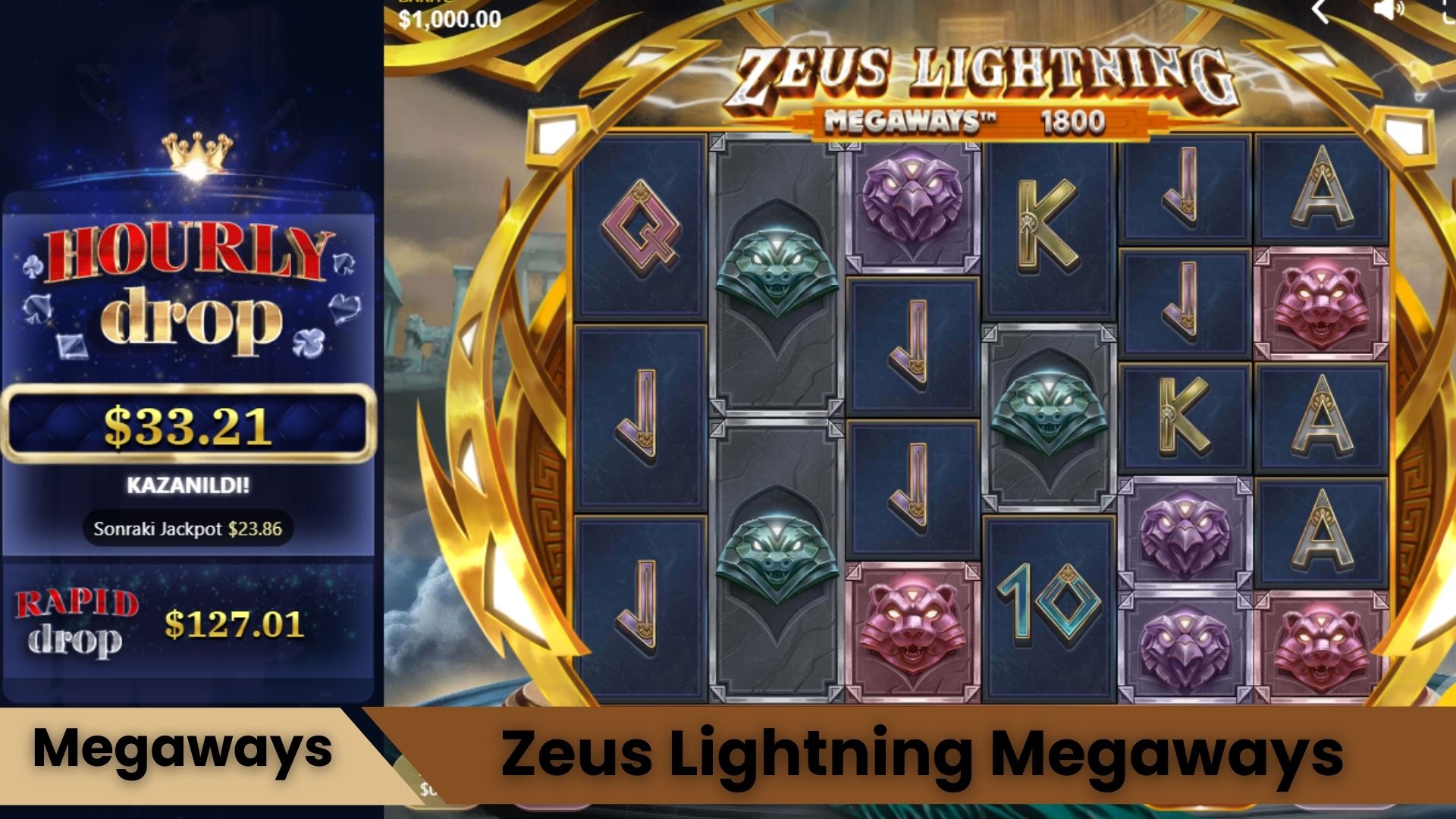 Zeus Lightning Megaways Oyna